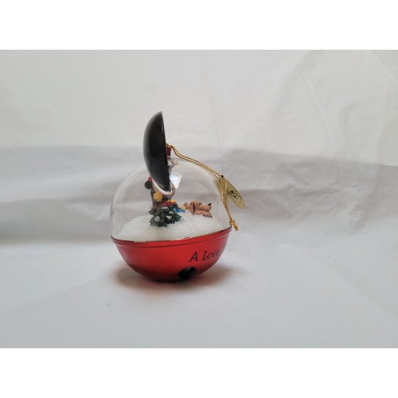 Mickey Mouse 2008 Snow Globe Ornament A LOVE LIKE SNOW OTHER Bradford #A0223 COA - Picture 4 of 11